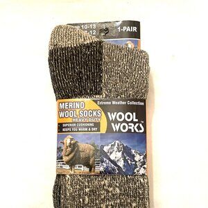 Wool Works MERINO Winter WOOL SOCKS Men's 10-13